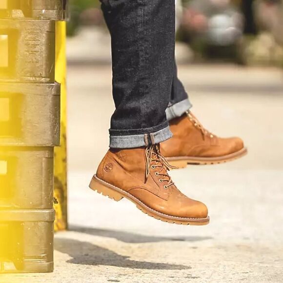 (S-OBC242) Timberland Men's Redwood Falls Moc Toe Fashion Boot Sz 8